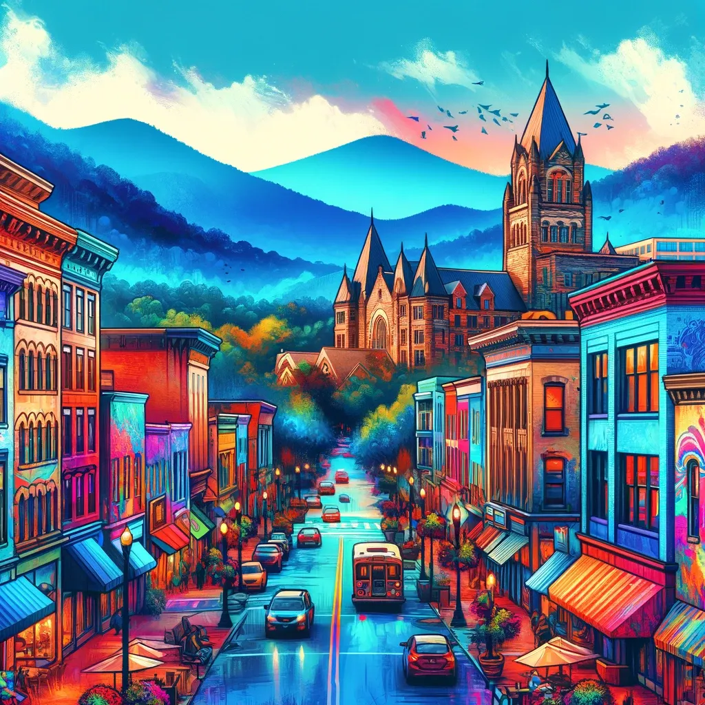 “Lively and vivid representation of Asheville, North Carolina, offering valuable insights into its short-term rental market.”